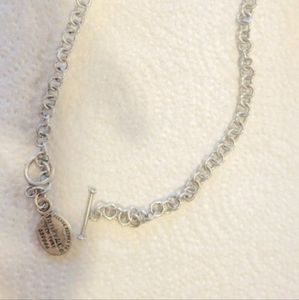Tiffany and co toggle necklace